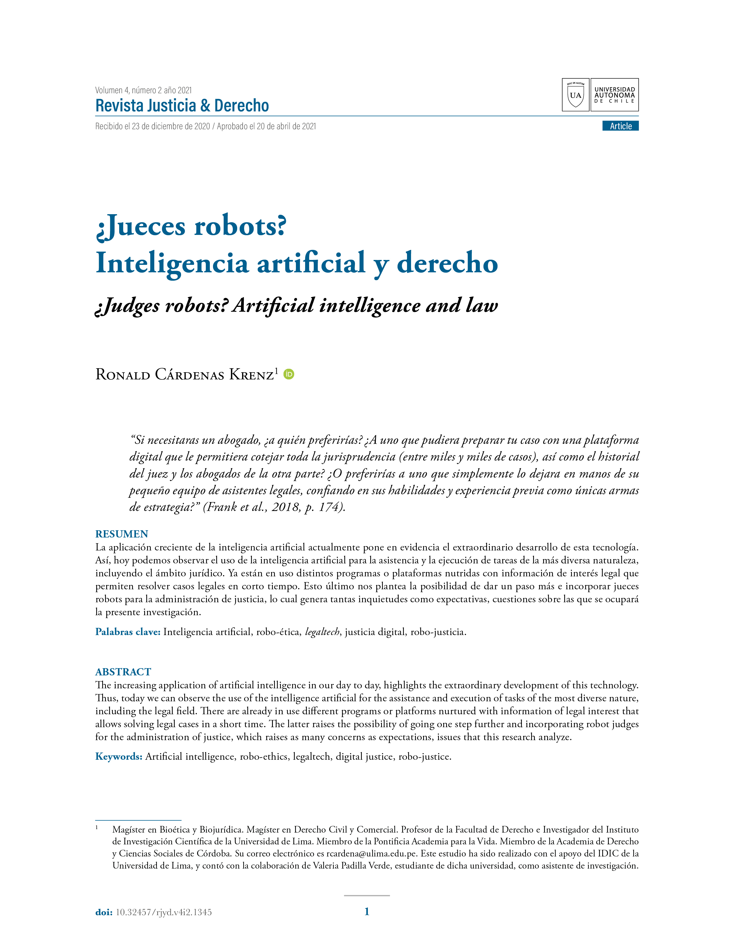 Portada artículo Cárdenas Krenz